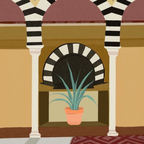 Morocco interior illustration
