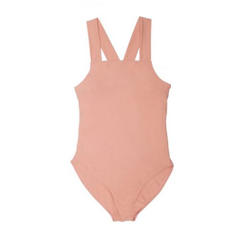 Pink sporty back swimsuit
