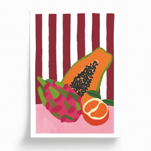 Compra ilustración "Fruits lover" de Taxi Brousse en MYBARRIO 1