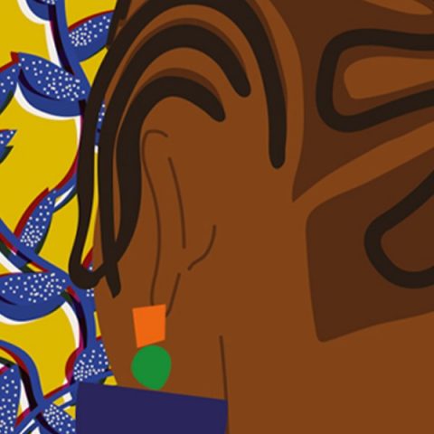 Ilustración «Nigerian women» 42 x 29,7 cm